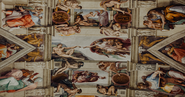 Picture of Creation in the Sistine Chapel