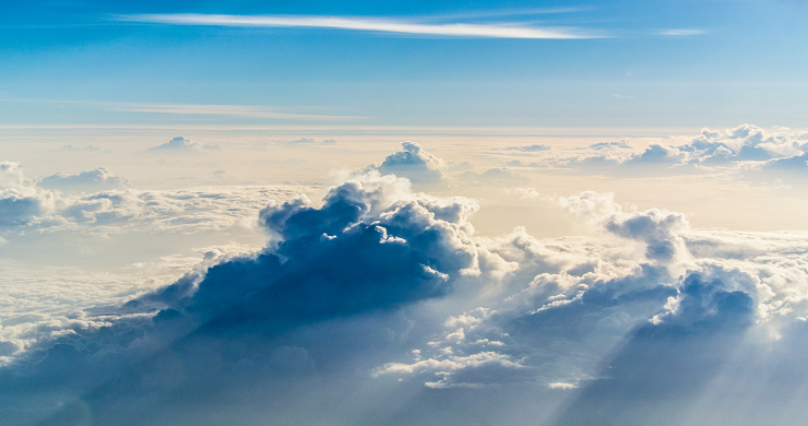 Photo of white clouds and blue sky. Thinking of Heaven Photo by Kaushik Panchal on Unsplash